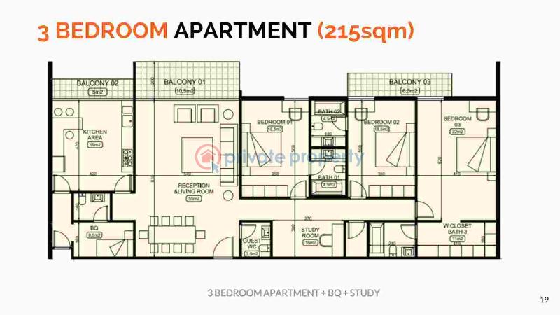 Luxurious 3 bedroom apartment in eko atlantic city -215 sqm - 36 months payment plan - 19 3 bedroom Flat & Apartment For Sale Phoenix Tower, Eko Atlantic City* Victoria Island Lagos - 19