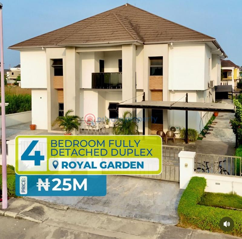 4 bedroom Flat & Apartment For Rent Royal Garden Ajah Lagos - 1