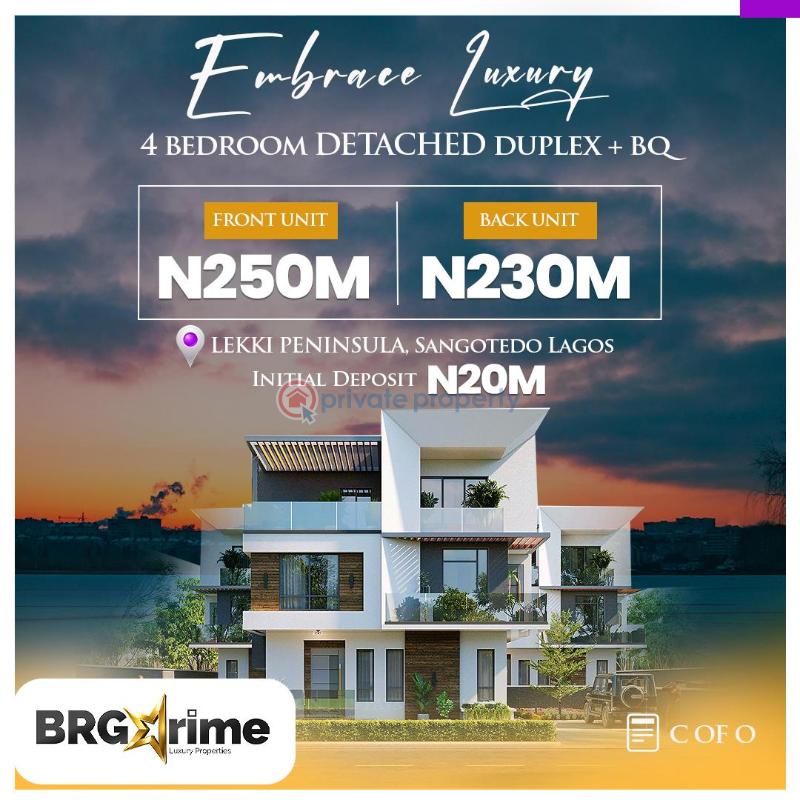 4 bedroom Detached Duplex For Sale Sangotedo Peninsula Estate Ajah Lagos - 3