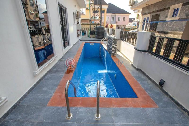 Luxurious 4bedroom duplex fully detached with swimming pool at osapa london - 2 4 bedroom Detached Duplex For Sale Osapa London Lekki Lagos - 2