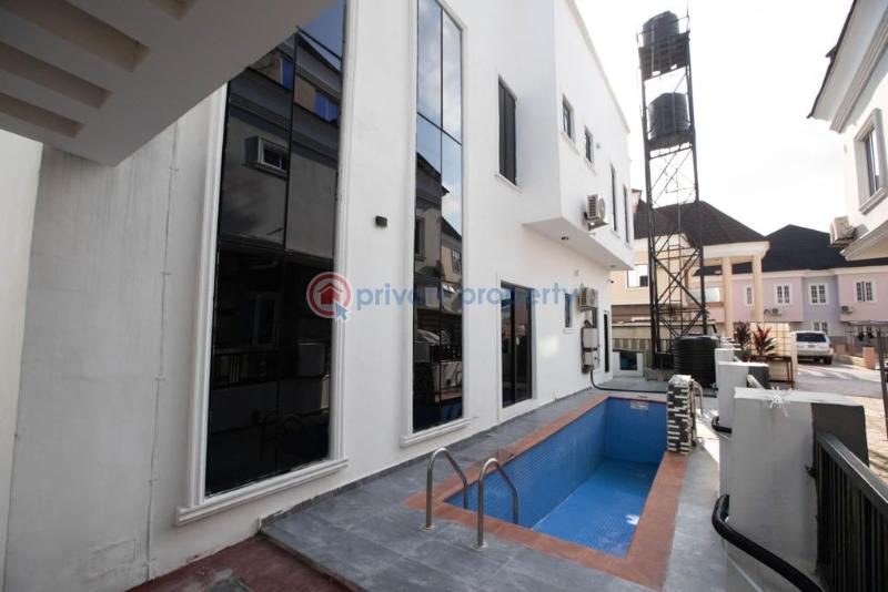 Luxurious 4bedroom duplex fully detached with swimming pool at osapa london - 5 4 bedroom Detached Duplex For Sale Osapa London Lekki Lagos - 5