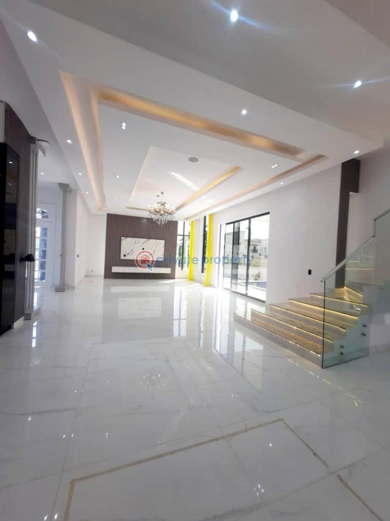 Luxurious 5 bdrm duplex in a good area - 4 5 bedroom Detached Duplex For Sale Osapa Lekki Lagos - 4