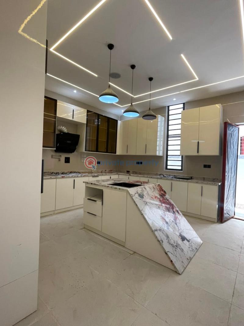 5 bedroom Detached Duplex For Sale Gym House Provided With All Equipment 2modern Fitted Kitchen Ikota Lekki Lagos - 23