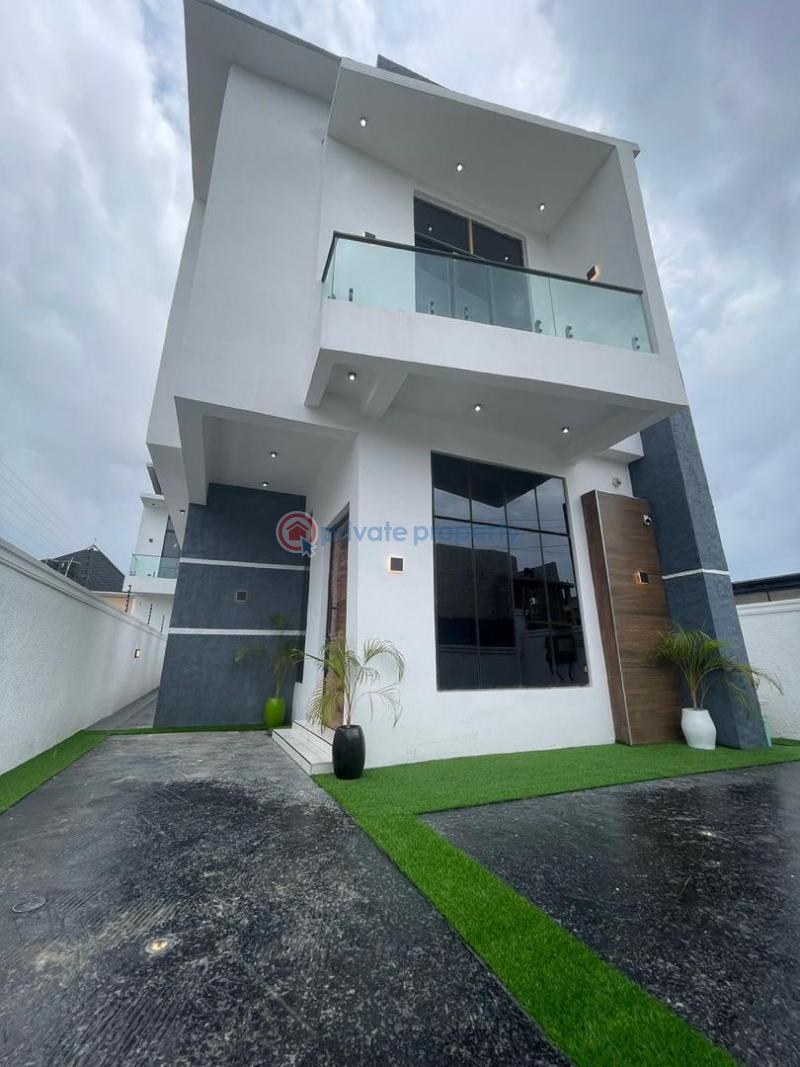 Luxurious 5 bedroom fully detached with bq at sangotedo,ajah, lagos. - 0 5 bedroom Detached Duplex For Sale Sangotedo, Ajah Lagos - 0