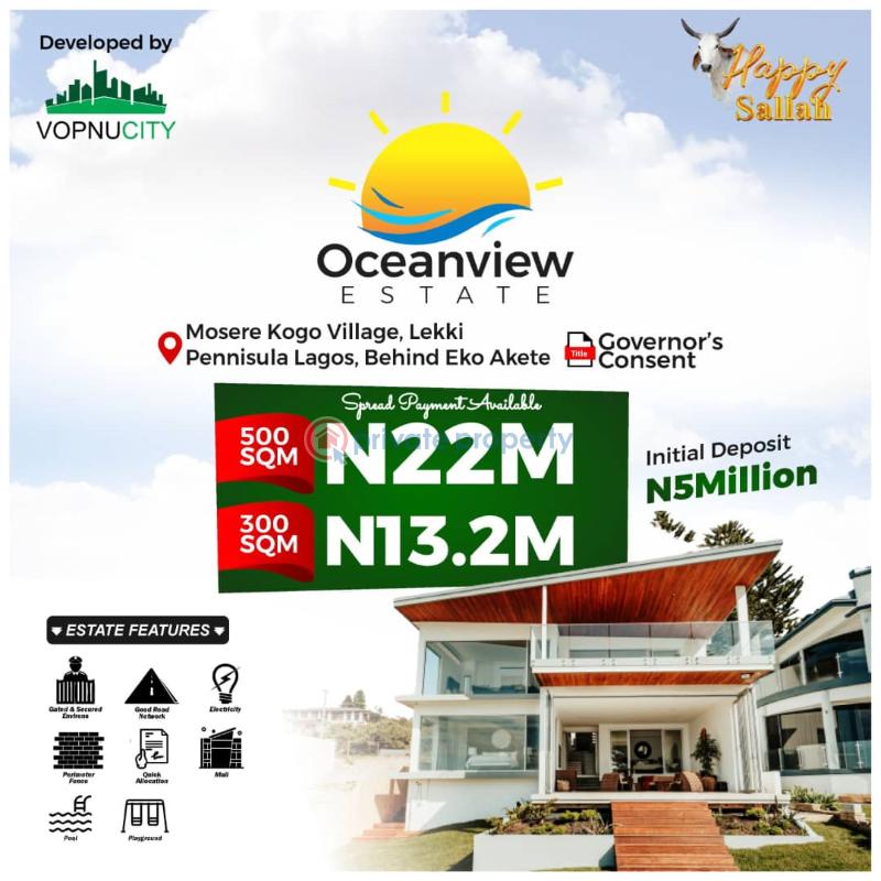 Land For Sale Emo Akete Abijo Sangotedo Monastery Road Sangotedo Lagos