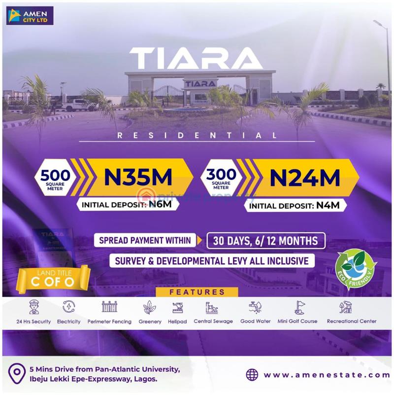 Residential Land For Sale Tiara Estate Close To Lekki International Airport Ibeju-Lekki Lagos - 5