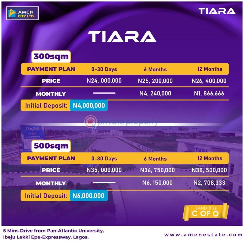 Residential Land For Sale Tiara Estate Close To Lekki International Airport Ibeju-Lekki Lagos - 4