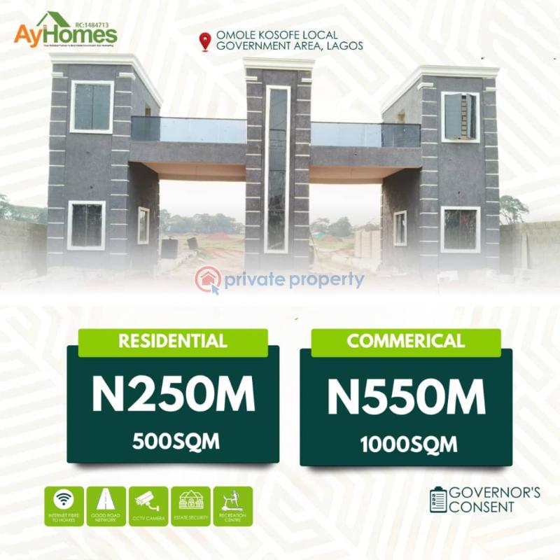 Mixed use Land For Sale Ay Luxury Homes Villa Omole Kosofe Lga Close To Magodo Ikeja Lagos - 7