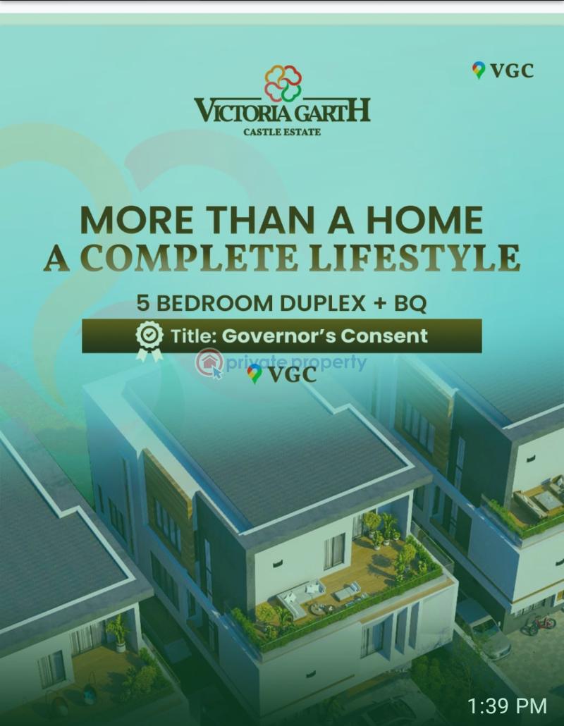 5 bedroom Duplex For Sale Victoria Garden Center Victoria Garden City Lekki Lagos - 1