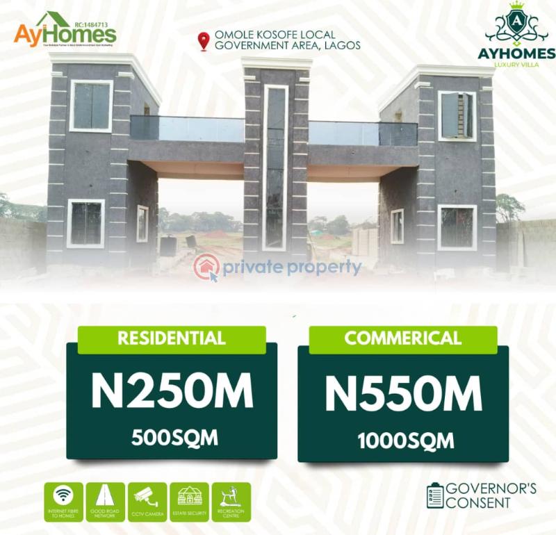 Commercial Land For Sale Ay Homes Luxury Villa Omole Kosofe Lga Close To Magodo Phase 2 Magodo Isheri Ikeja Lagos - 5