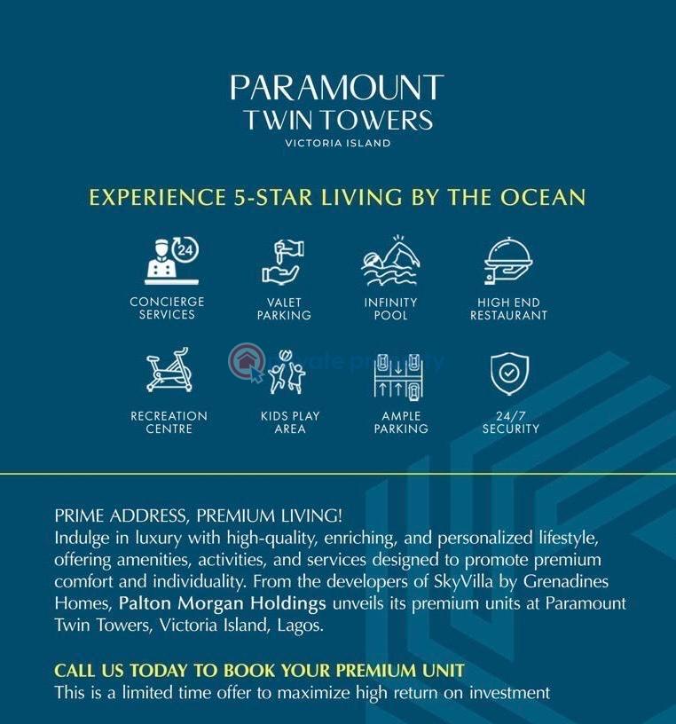 Luxurious newly built 2bedroom apartment at vi - 2 2 bedroom Block Of Flats For Sale Oniru Victoria Island Lagos - 2