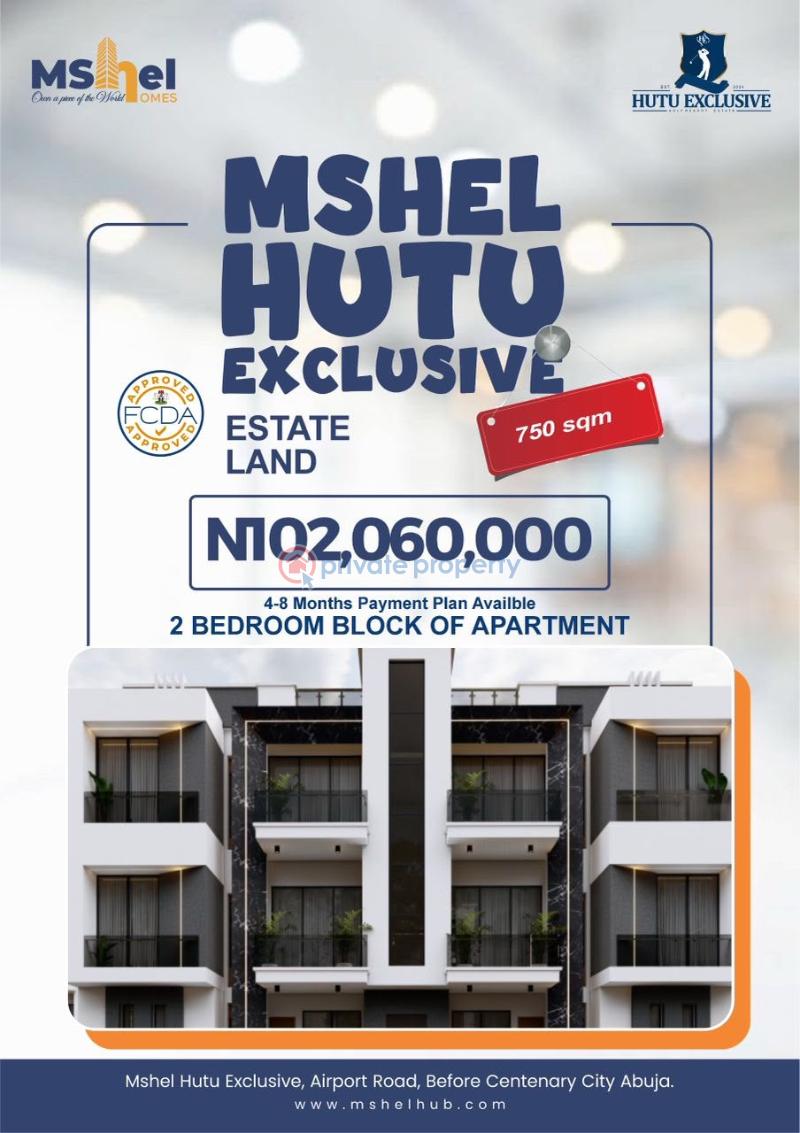 Residential Land For Sale Hutu Exclusive Phase 1, Gwagwalada Abuja Phase 4  - 6