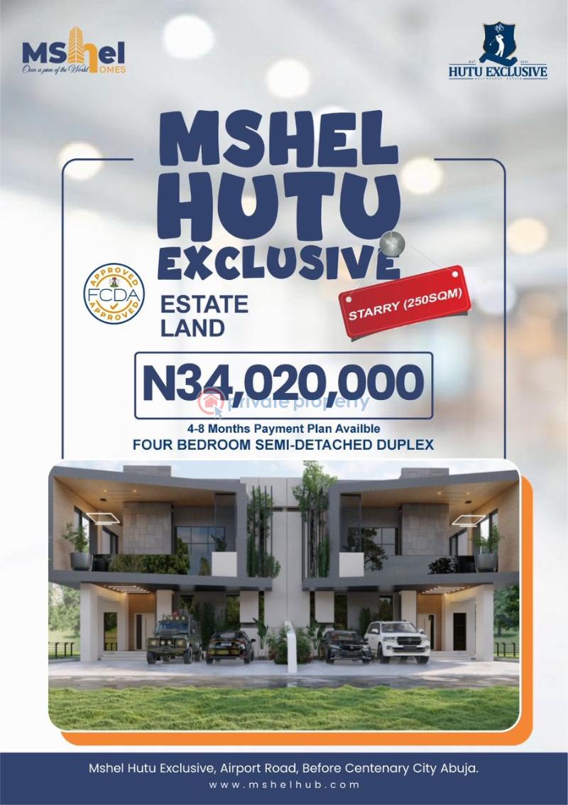 Residential Land For Sale Hutu Exclusive Phase 1, Gwagwalada Abuja Phase 4  - 0