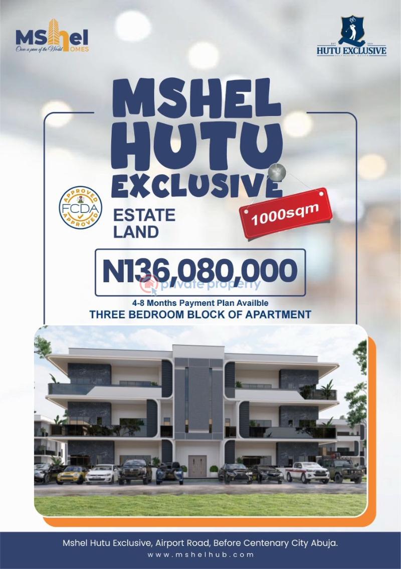 Residential Land For Sale Hutu Exclusive Phase 1, Gwagwalada Abuja Phase 4  - 5