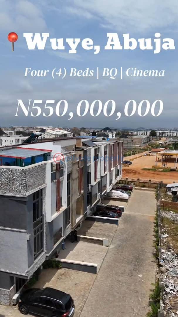 4 bedroom Terraced Duplex For Sale Wuye Abuja Phase 2  - 3