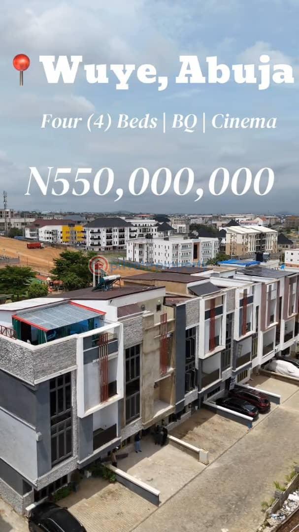4 bedroom Terraced Duplex For Sale Wuye Abuja Phase 2  - 2