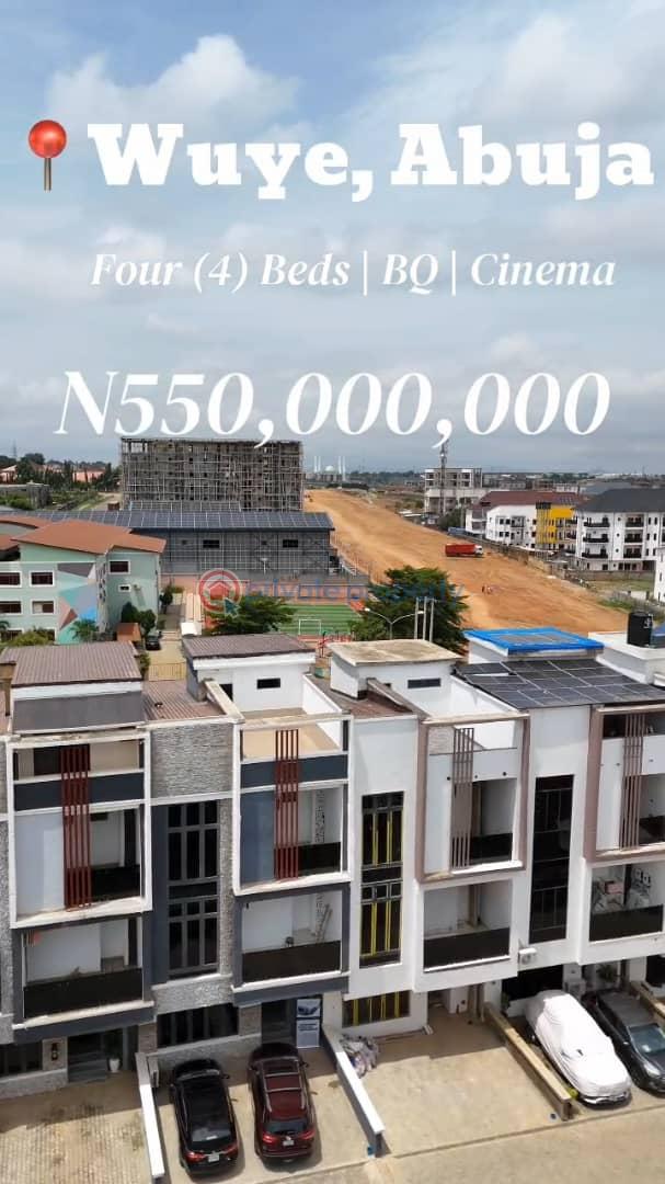 4 bedroom Terraced Duplex For Sale Wuye Abuja Phase 2  - 0