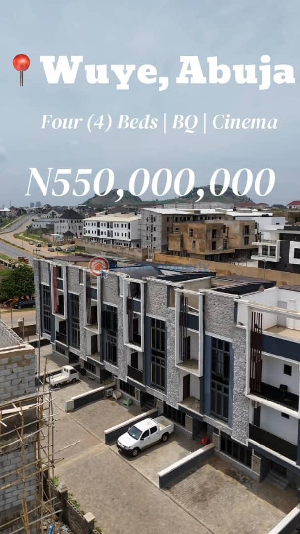 4 bedroom Terraced Duplex For Sale Wuye Abuja Phase 2  - 4