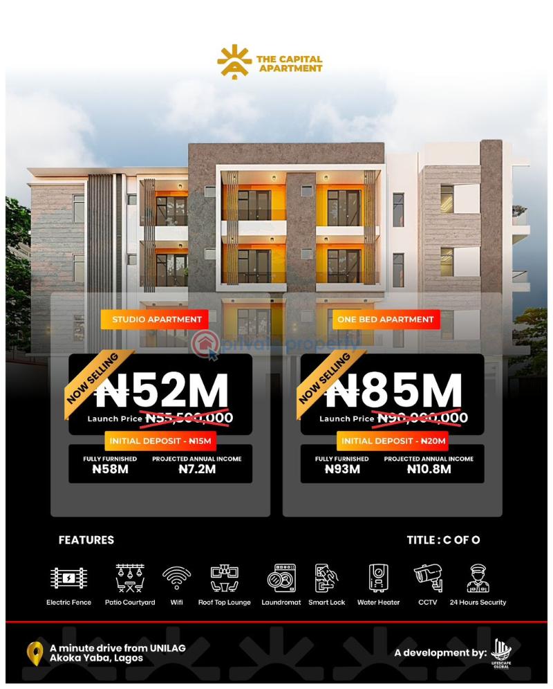 1 bedroom Studio Apartment For Sale Beautiful Studio Apartments With C Of O And Building Approval Located In Akoka Yaba Lagos