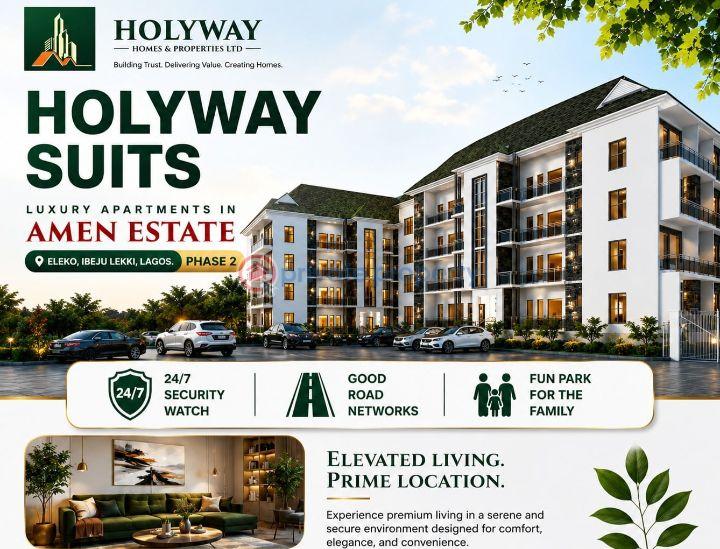 2 bedroom Block Of Flats For Sale Amen Estate Eleko Ibeju-Lekki Lagos