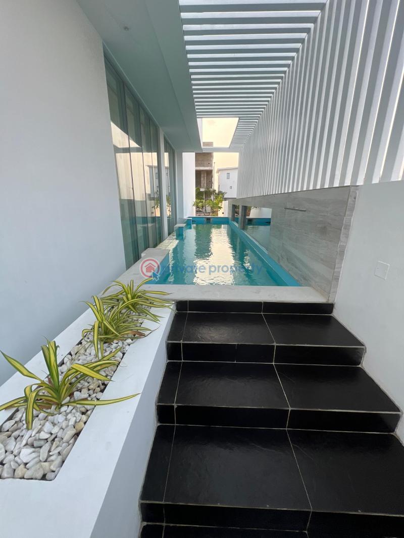 Luxuriously crafted 5bedroom smart duplex with elevator, swimming pool and rooftop terrace - 14 5 bedroom Detached Duplex For Sale Ikate, Ikate Elegushi Lekki Lagos - 14