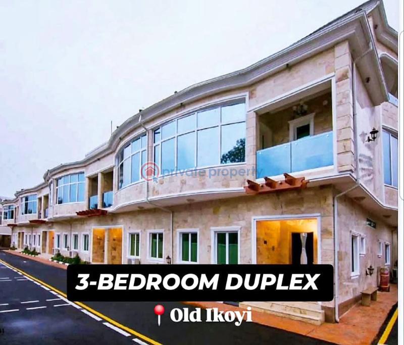 Luxuriously furnished 3-bedrooms terrace duplex - 0 3 bedroom Terraced Duplex For Sale Old Ikoyi Lagos - 0