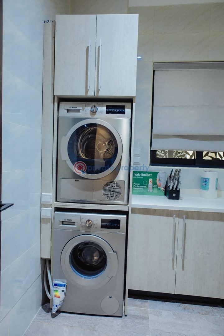 Luxuriously furnished 3bedroom waterfront apartment with gym on 5ft floor - 18 3 bedroom Block Of Flats Short let Osborne Phase 2, Osborne Foreshore Estate Ikoyi Lagos - 18