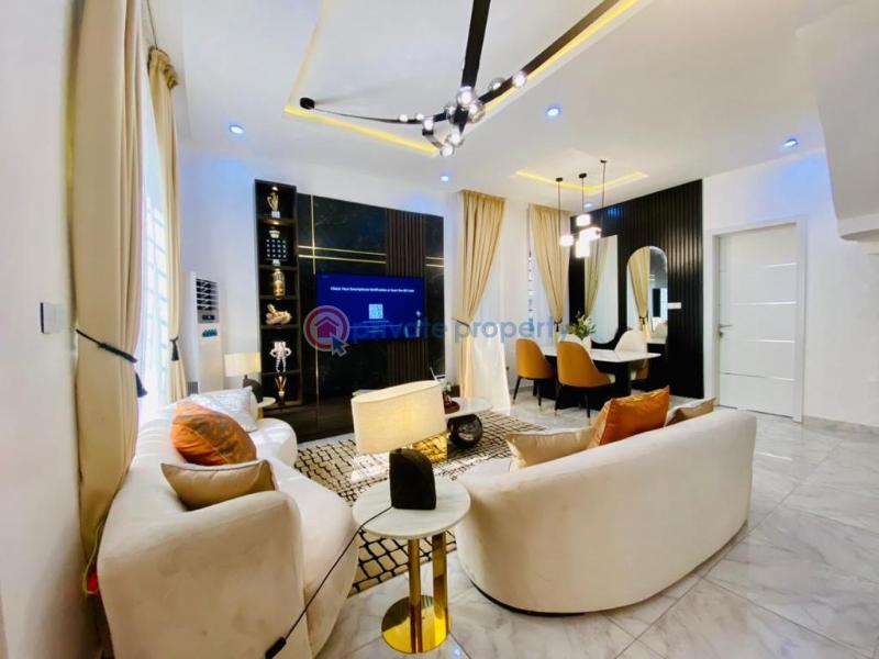 Luxuriously furnished 4-bedroom apartment - 1 4 bedroom Terraced Duplex Short let Osapa London Lekki Phase 1 Lagos - 1
