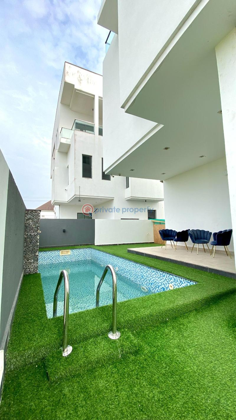 5 bedroom Detached Duplex Short let Pinnock Beach Estate, Osapa Lekki Lagos - 13