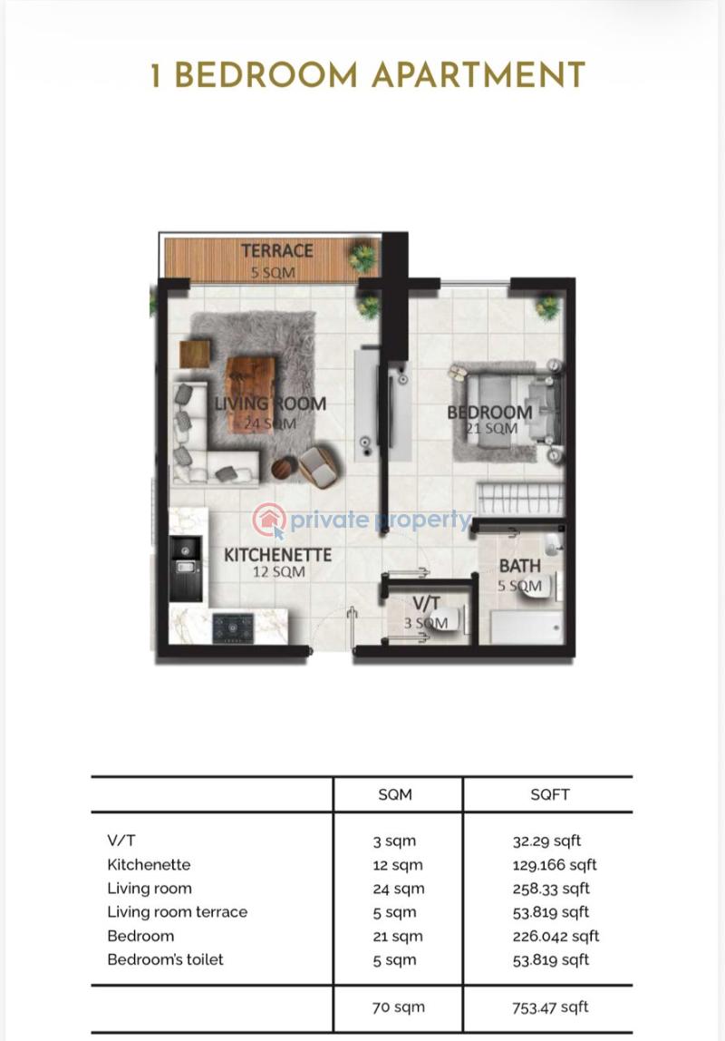 1 bedroom Flat & Apartment For Sale Eko Atlantic Victoria Island Lagos - 3