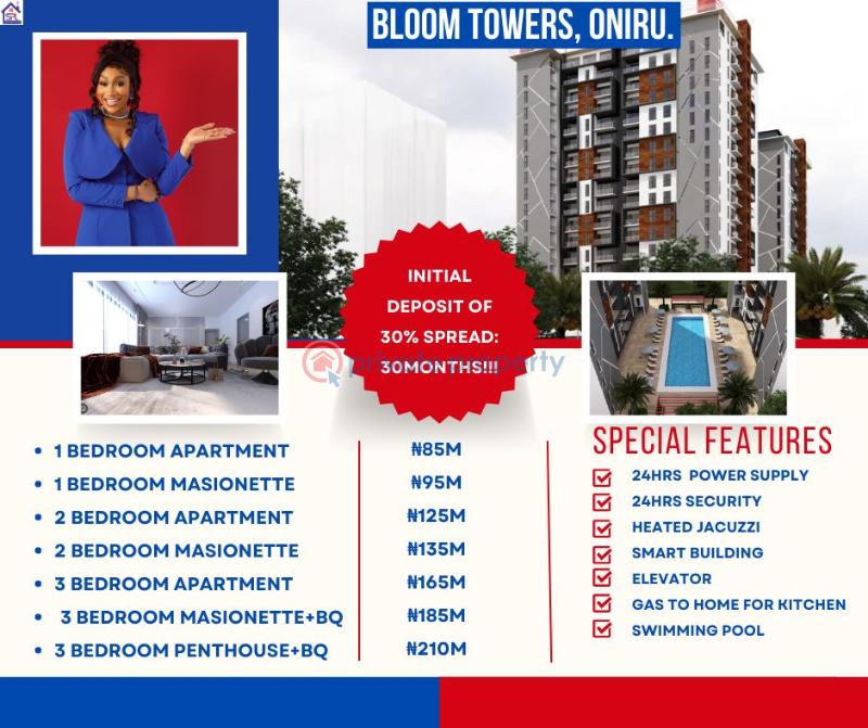 For sale 3 bedroom Flat & Apartment Blue Water Oniru Victoria Island