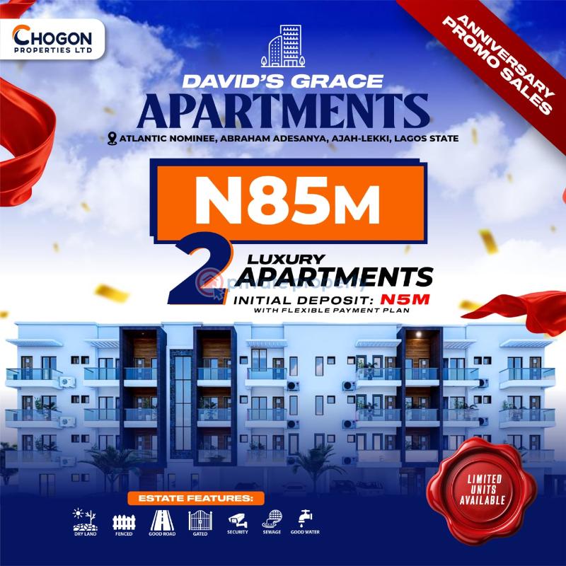 2 bedroom Block Of Flats For Sale David's Grace Apartments, Atlantic Nominee Layout, Lekki Epe Express Abraham Adesanya Ajah Lagos - 8