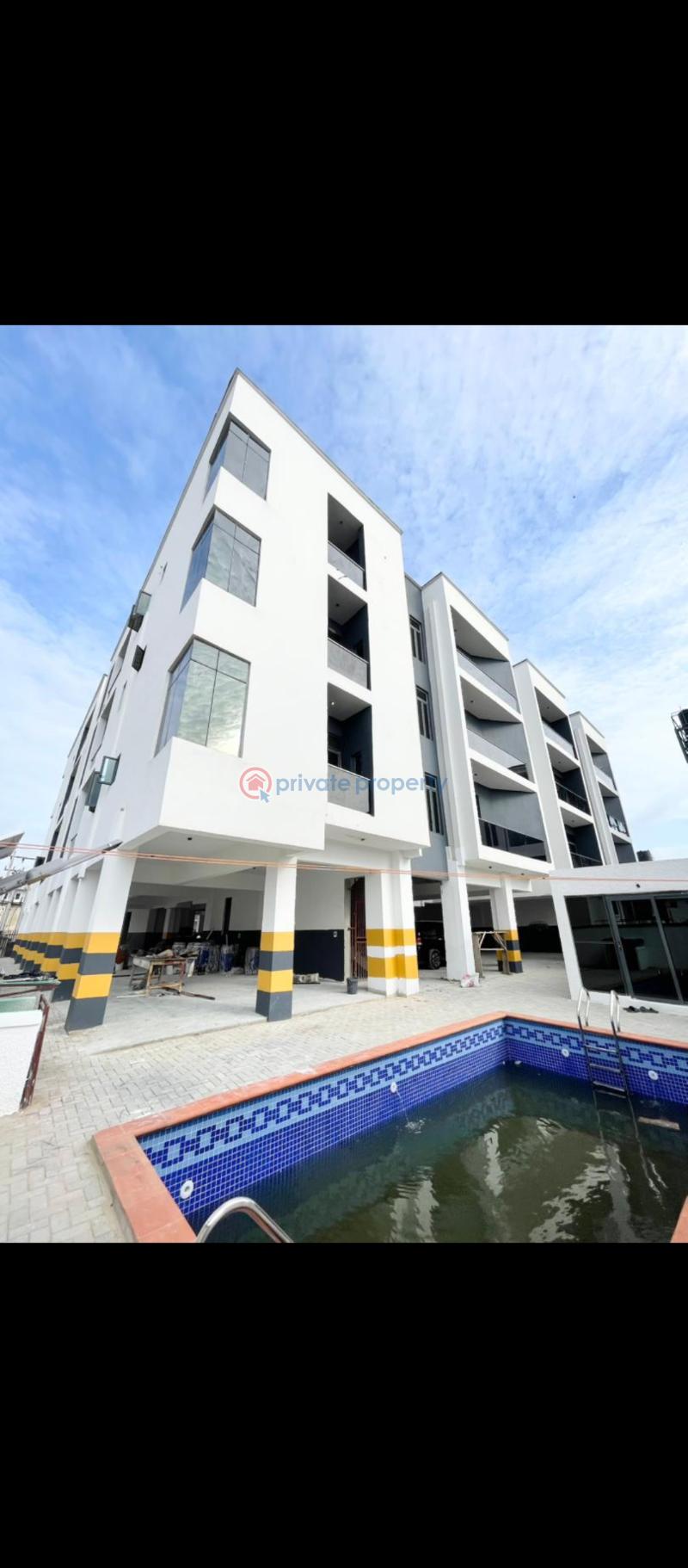 3 bedroom Block Of Flats For Sale 2nd Toll Gate Lekki Phase 2 Lagos