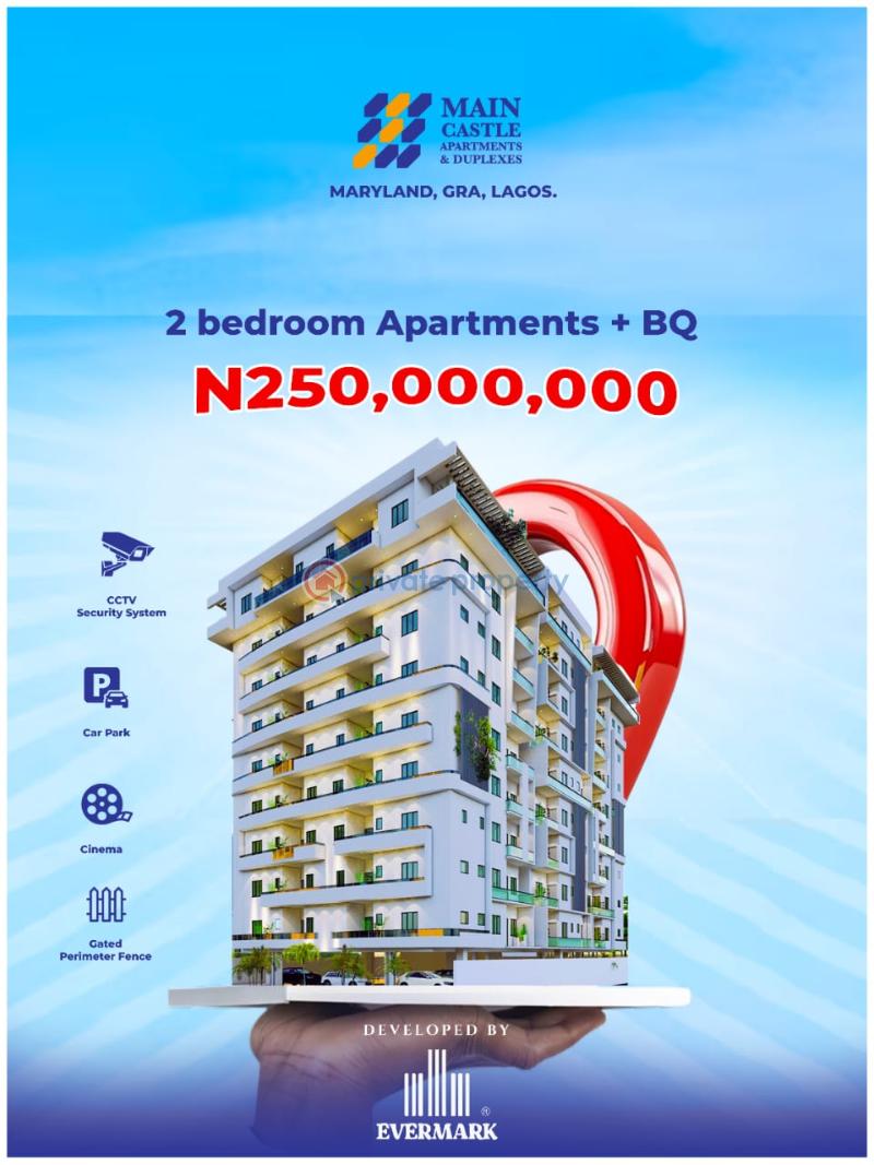 2 bedroom Block Of Flats For Sale Main Castle Apartment, Maryland Ikeja Maryland Lagos - 0