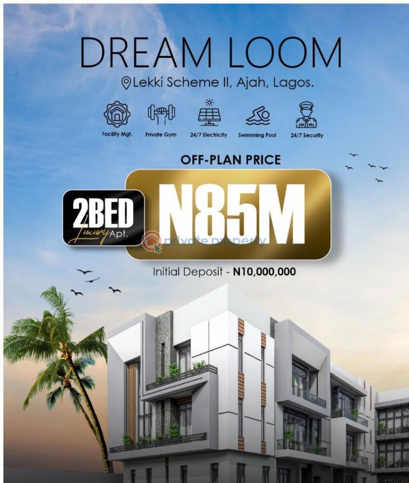 2 bedroom Flat & Apartment For Sale Ajah Lagos