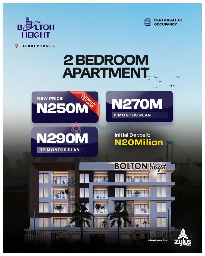 2 bedroom House For Sale Lekki Phase1 1 /bolton Height Lekki Phase 1 Lagos - 1
