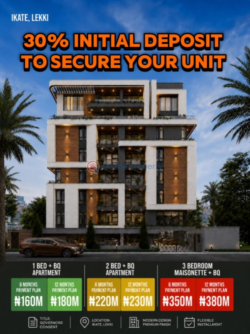 2 bedroom Block Of Flats For Sale Estate Ikate Elegushi Lekki Lagos - 0