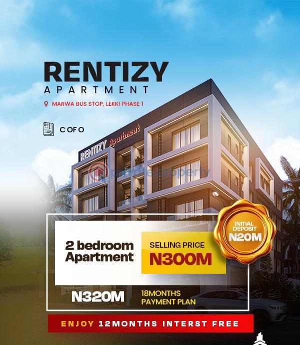 2 bedroom Block Of Flats For Sale Stop, Lekki Phase 1, Rentizy Apartment I Lekki Phase 1 Lagos