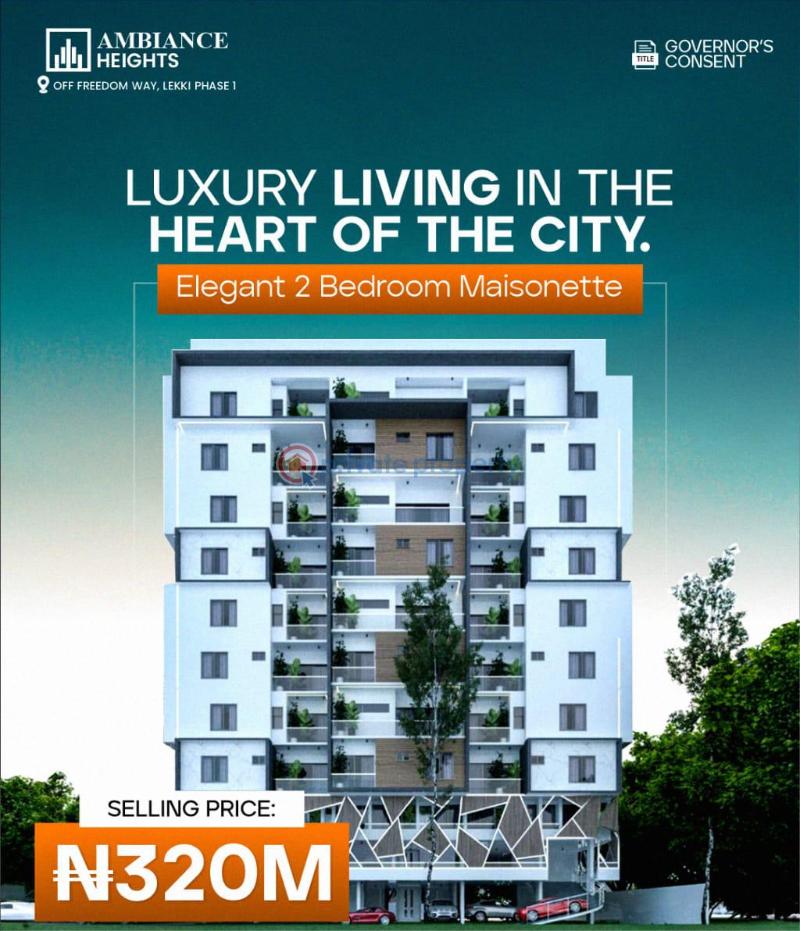 2 bedroom Block Of Flats For Sale Ambiance Height Off Freedom Way Lekki Phase 1 Lekki Phase 1 Lagos