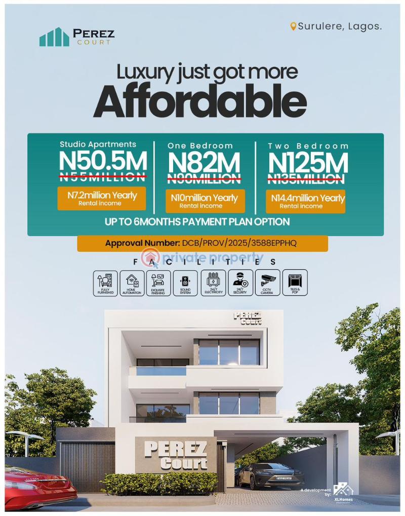 2 bedroom Detached Duplex For Sale Surulere Lagos - 1