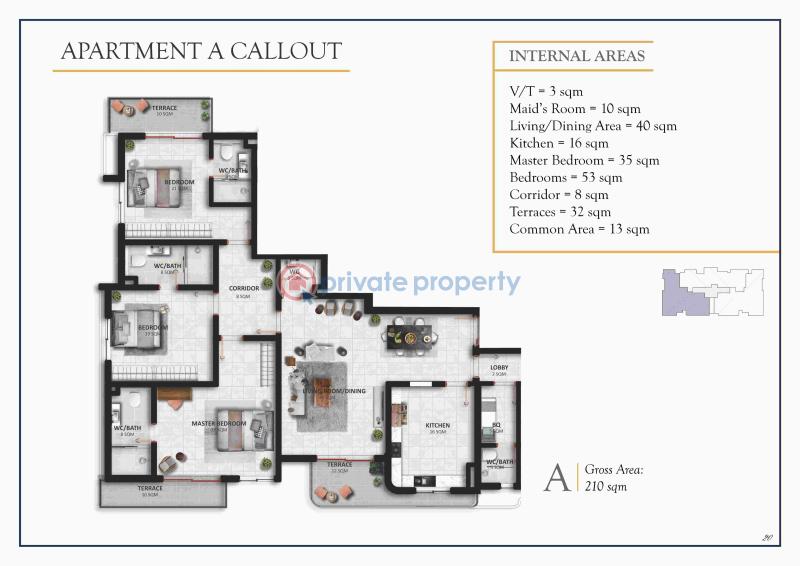 Luxury 3 bedroom apartment in ikoyi  - 218 sqm - 36 months payment plan - 9 3 bedroom Flat & Apartment For Sale Glover Road Ikoyi Lagos - 9