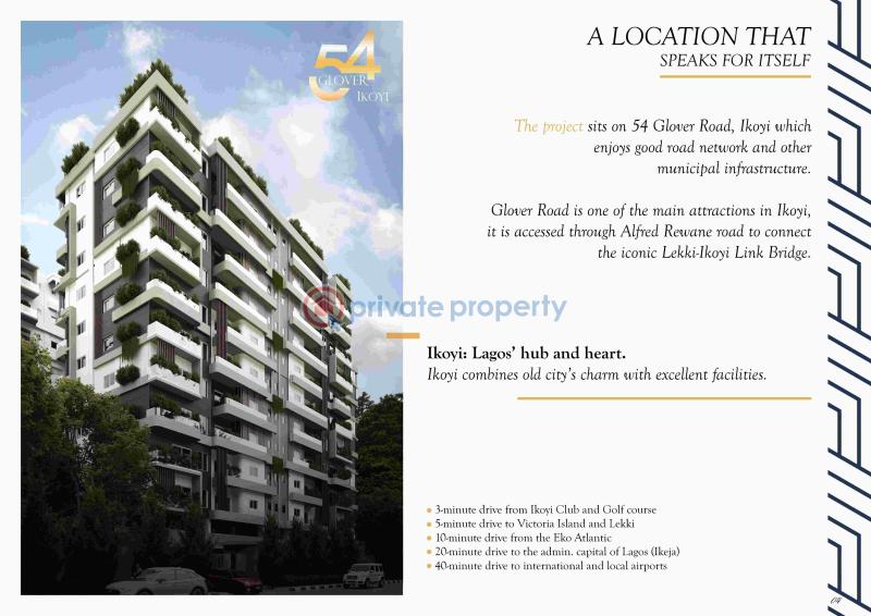 Luxury 3 bedroom apartment in ikoyi  - 218 sqm - 36 months payment plan - 2 3 bedroom Flat & Apartment For Sale Glover Road Ikoyi Lagos - 2