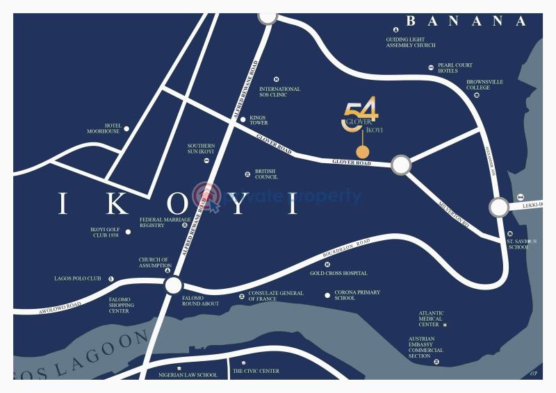 Luxury 3 bedroom apartment in ikoyi  - 218 sqm - 36 months payment plan - 1 3 bedroom Flat & Apartment For Sale Glover Road Ikoyi Lagos - 1