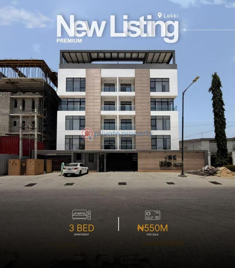 3 bedroom Block Of Flats For Sale Lekki Phase 1 Lagos - 15