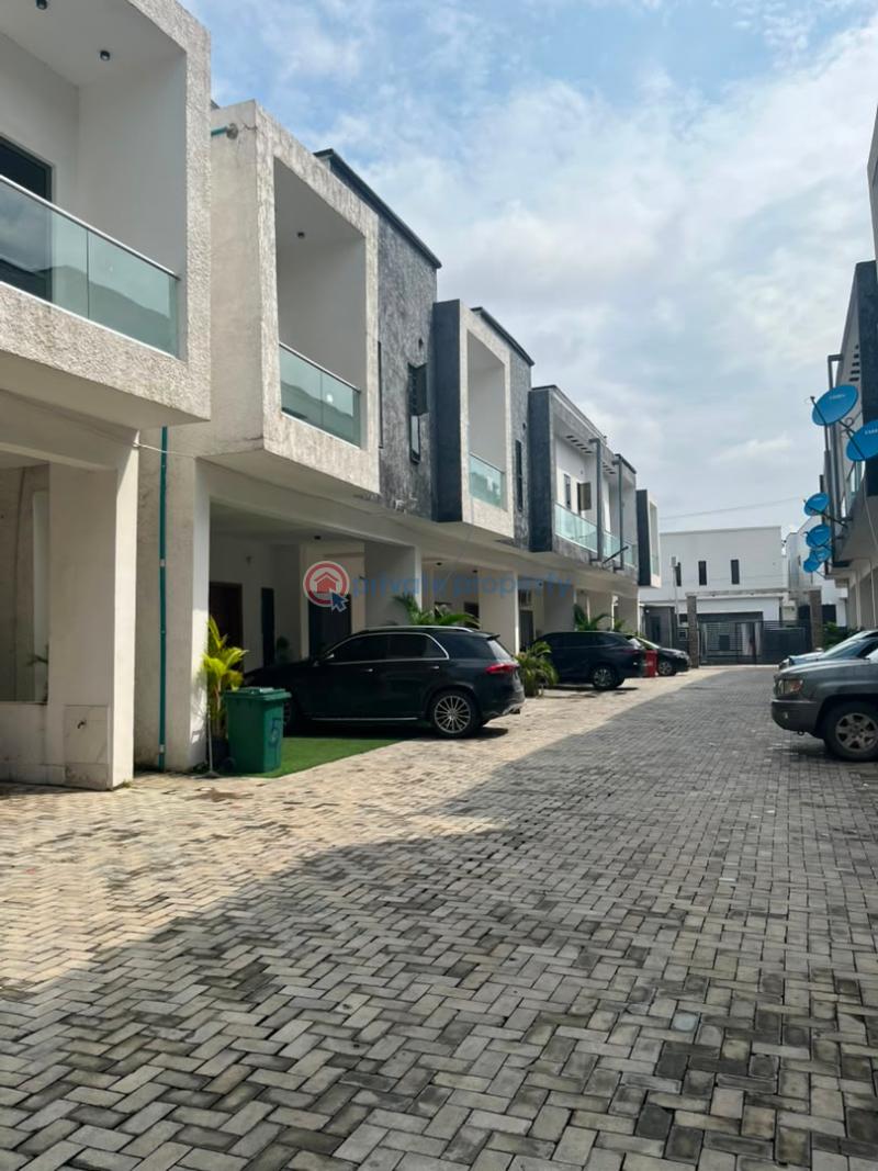 3 bedroom Terraced Duplex For Rent Lekki Palm City Estate Addo Road Ajah Lagos