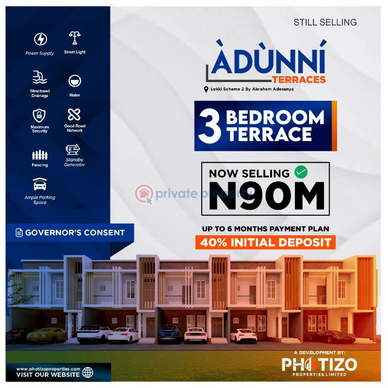 3 bedroom Terrace For Sale Lekki Scheme 2 By Abraham Adesanya Abraham Adesanya Ajah Lagos - 0