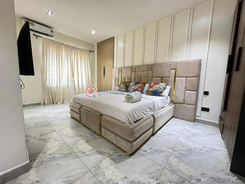 Luxury 3 bedroom with city view , ps5 , pool , balconies & gym - 5 3 bedroom Short Stay Short let Lekki Lagos - 5