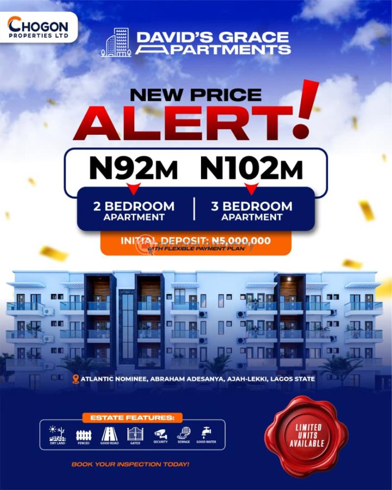 3 bedroom Block Of Flats For Sale Davids Grace Court, Atlantic Nominee Layout,lekki Abraham Adesanya Ajah Lagos - 2