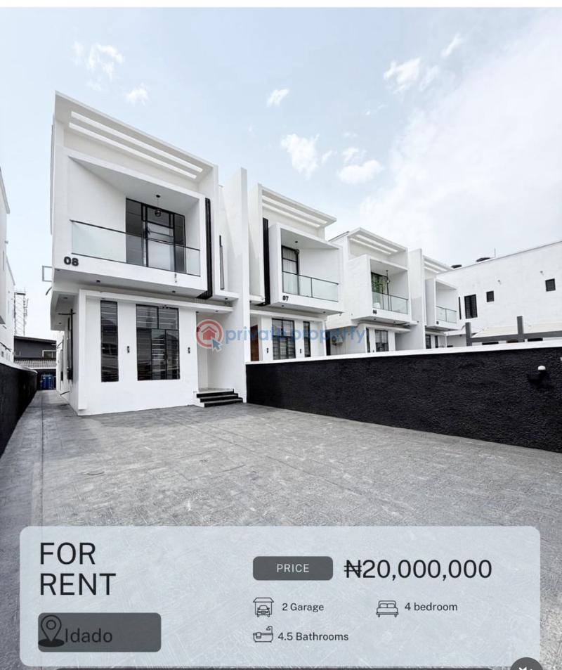4 bedroom Duplex For Rent Idado Lekki Lagos - 1
