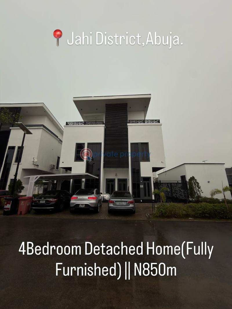 4 bedroom Detached Duplex For Sale Jahi Abuja Phase 2  - 0